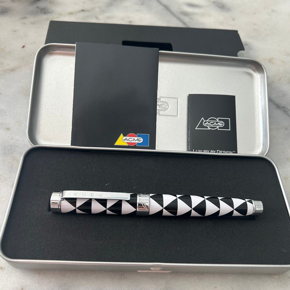 ACME Studios Tri-UMF Rollerball Pen Adrian Olabuenaga New Box Memphis Design